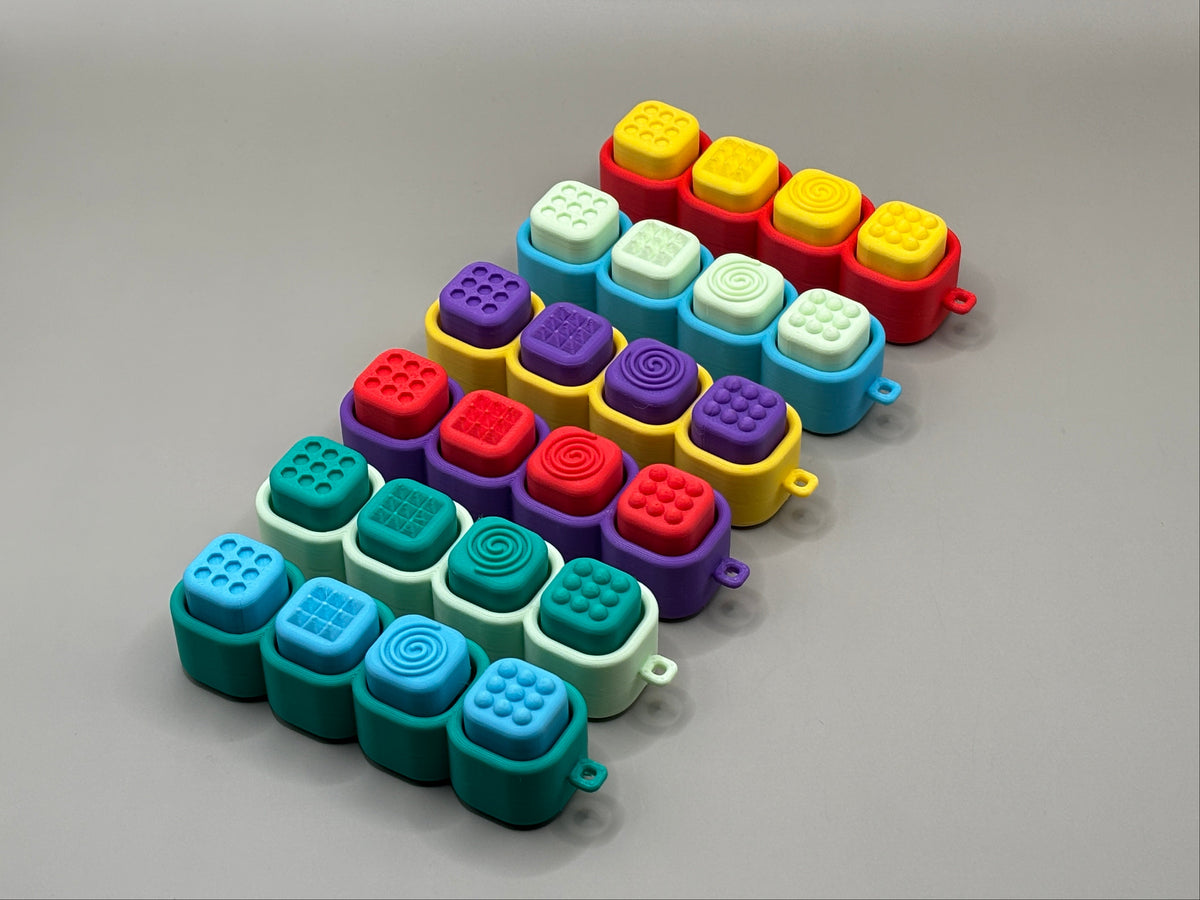 Teclado con texturas