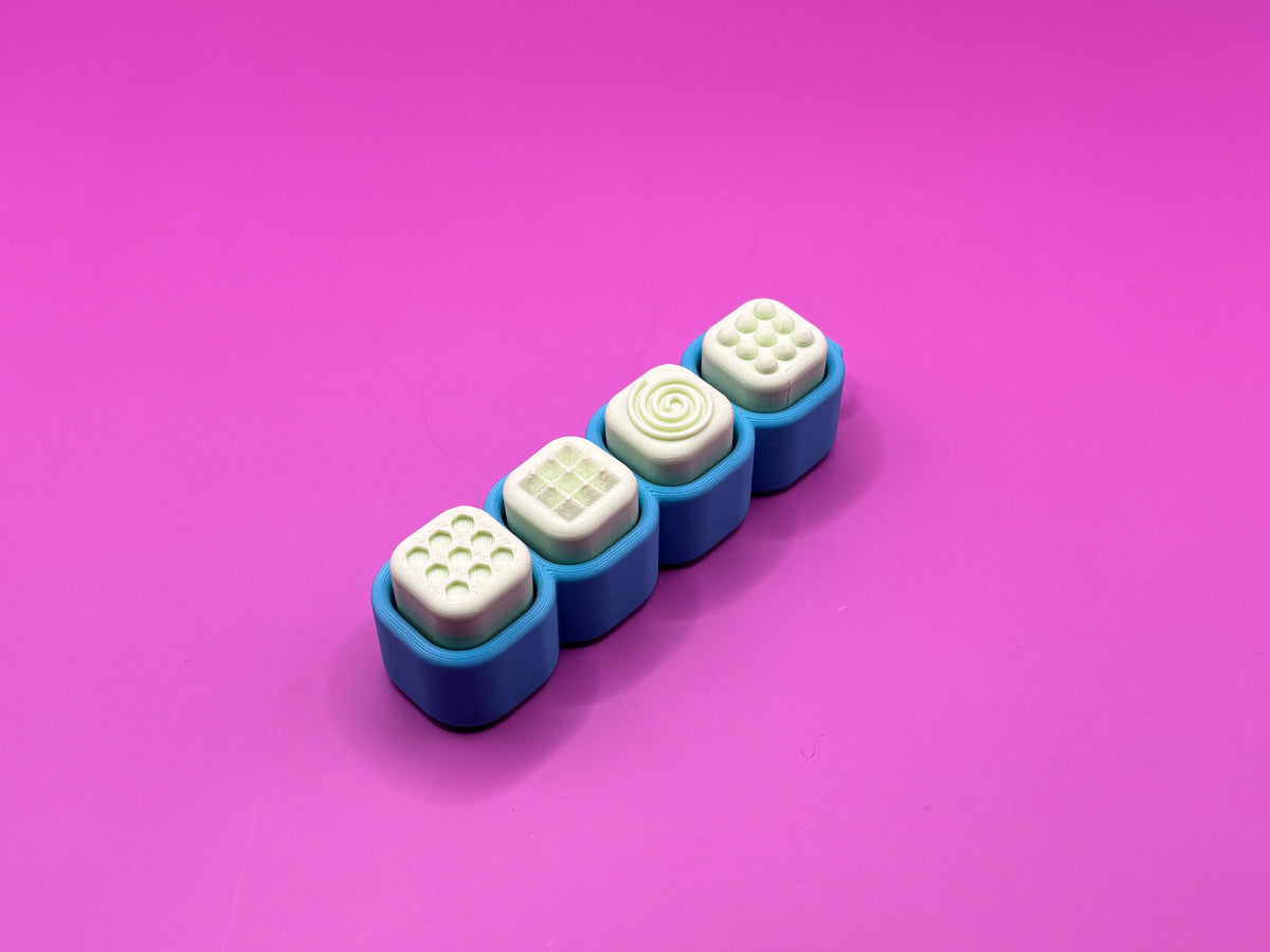 Teclado con texturas