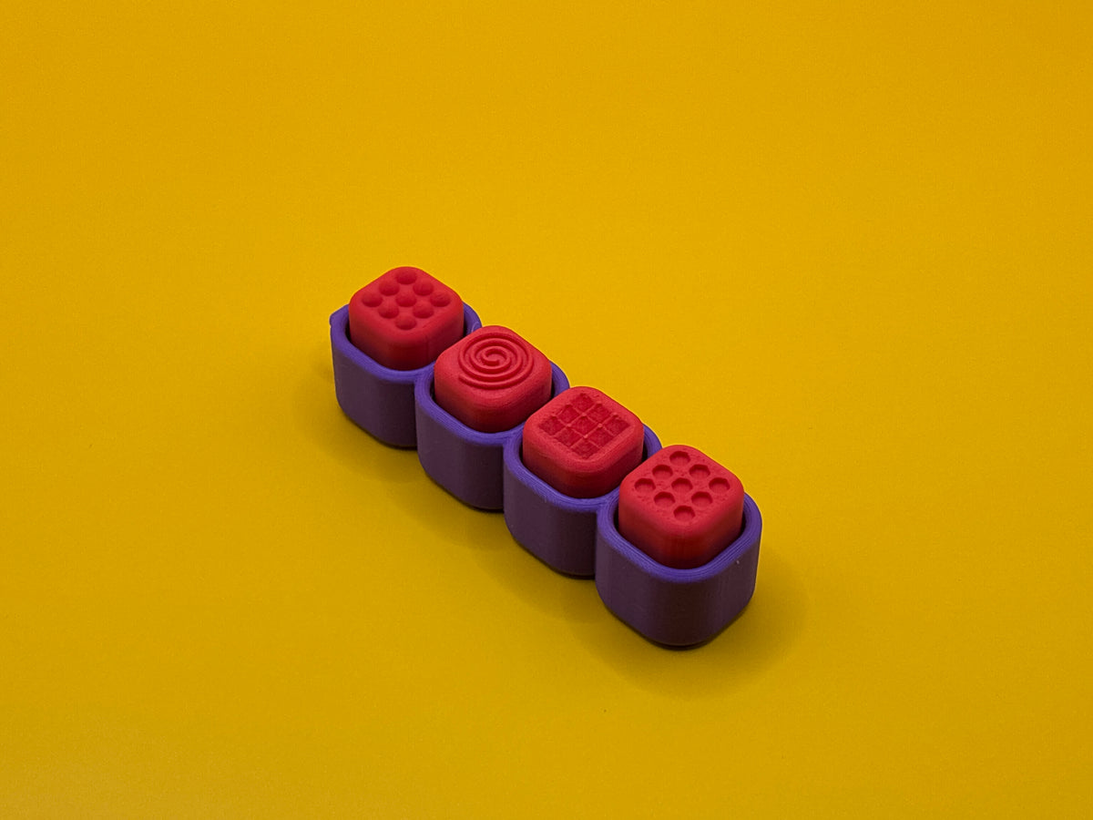 Teclado con texturas