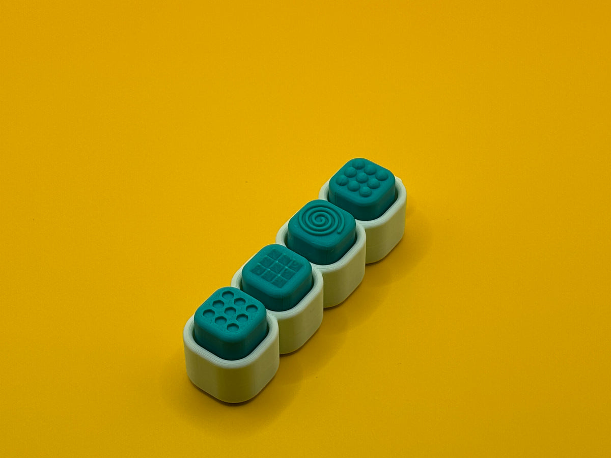 Teclado con texturas